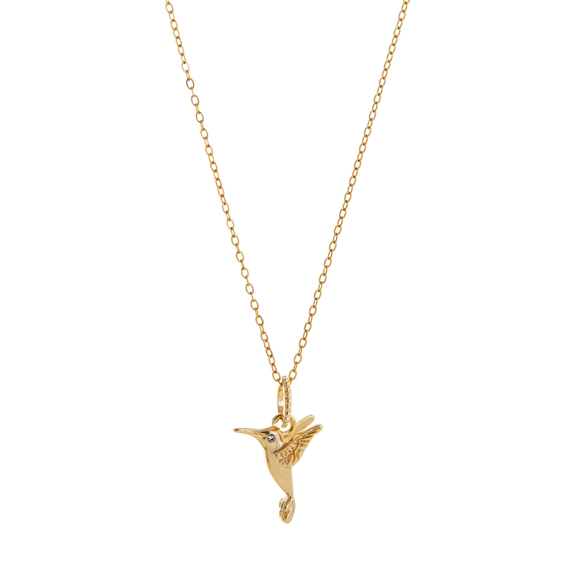 Loving Devotion Hummingbird Necklace