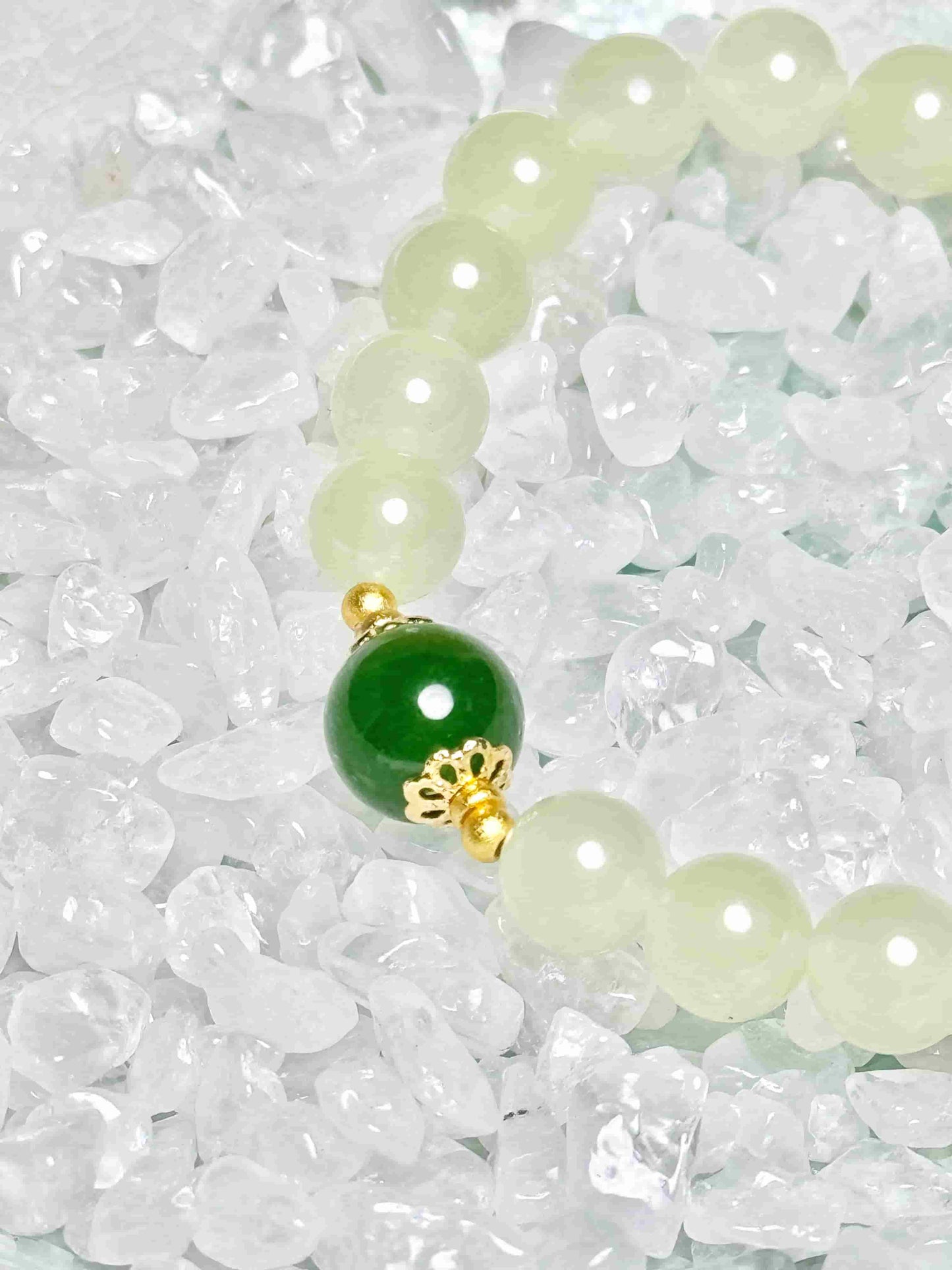 Hetian Jade and Jasper Handmade Bracelet – Protection & Prosperity | Moondora