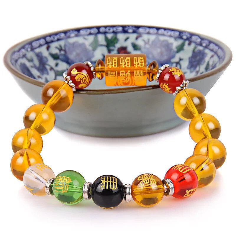 Citrine Five Elements Feng Shui Bracelet – Wealth & Energy Balance