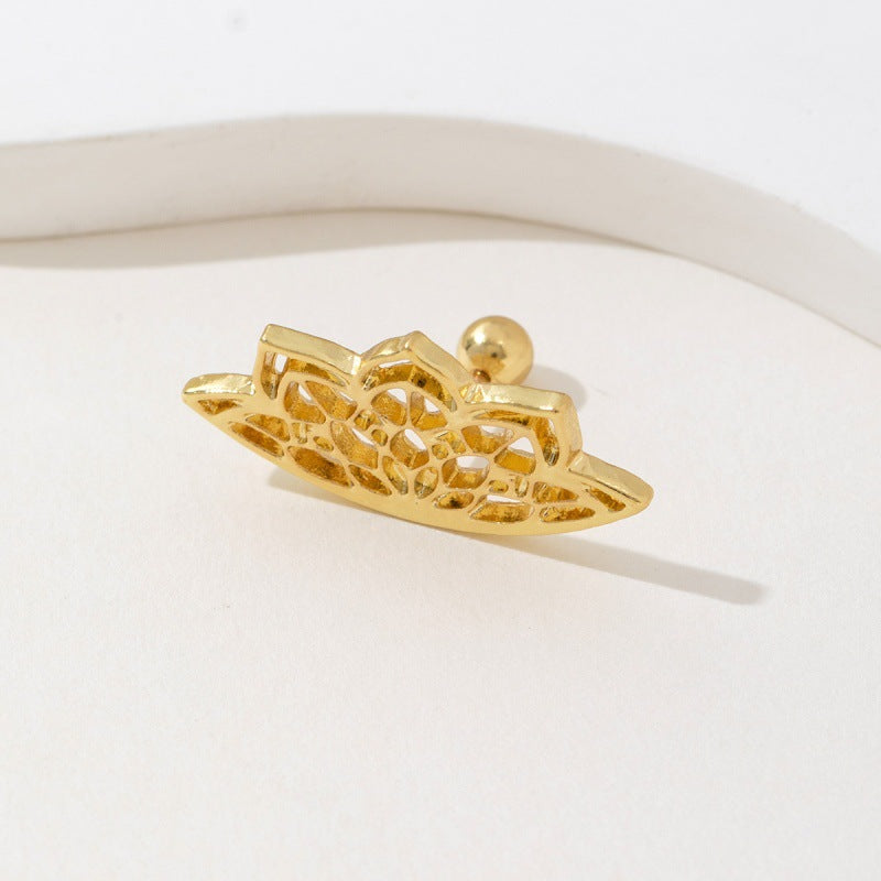 Lotus Flower Cartilage Piercing