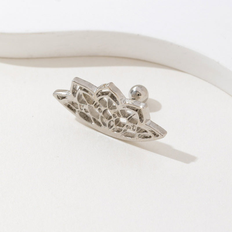 Lotus Flower Cartilage Piercing