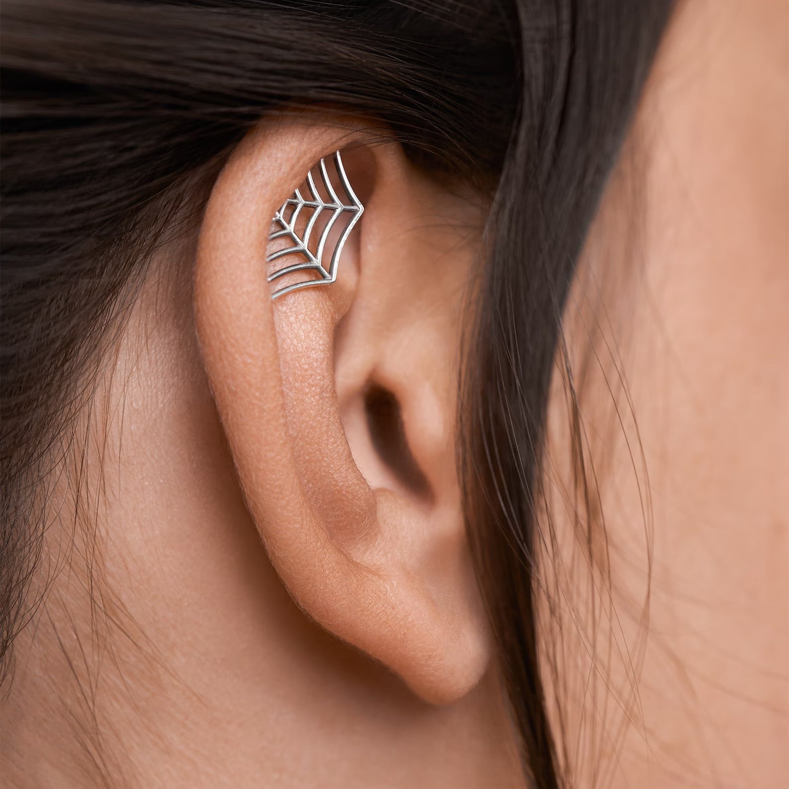 Spider Web Earring Gothic Jewelry for Women
