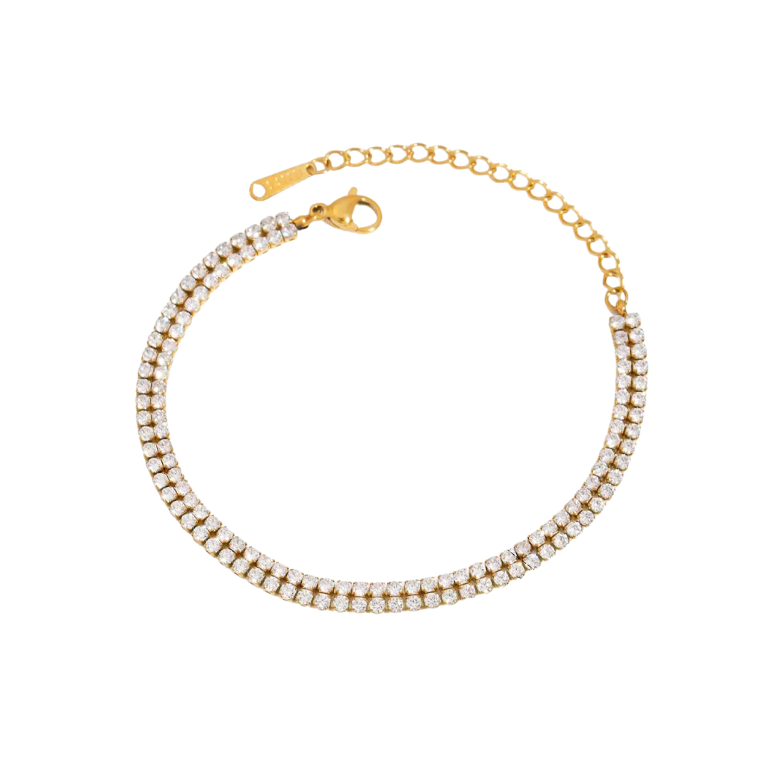 Sleek Stainless Steel Layered Bracelets - 6 Options
