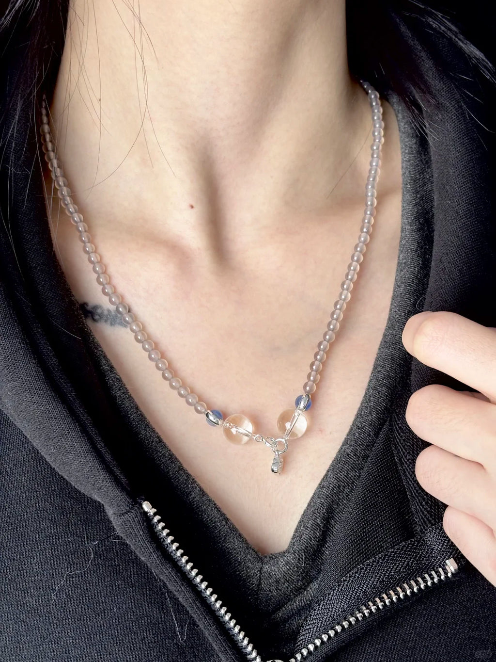 2 in 1 Triple Strand Bracelet Necklace - Versatile Design