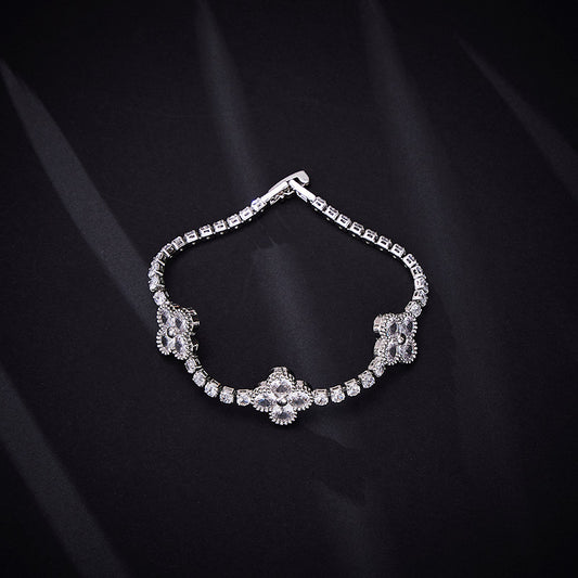 Multi-Color Oval Zircon Bracelet