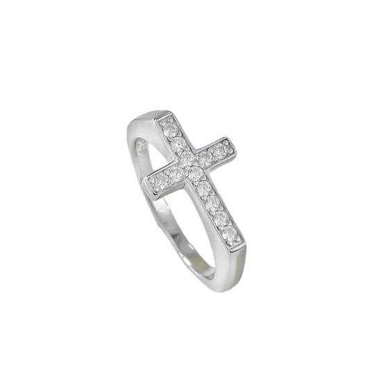French Light Luxury Cross Ring
