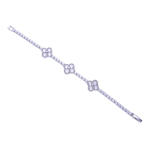Multi-Color Oval Zircon Bracelet
