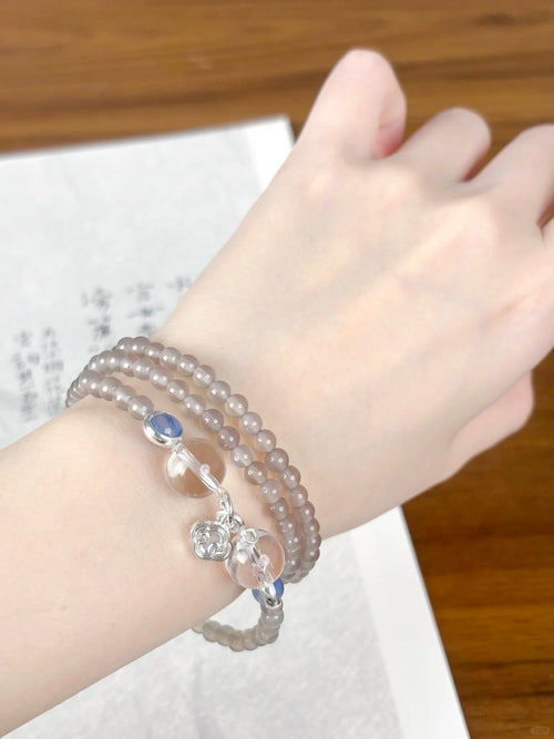 2 in 1 Triple Strand Bracelet Necklace - Versatile Design