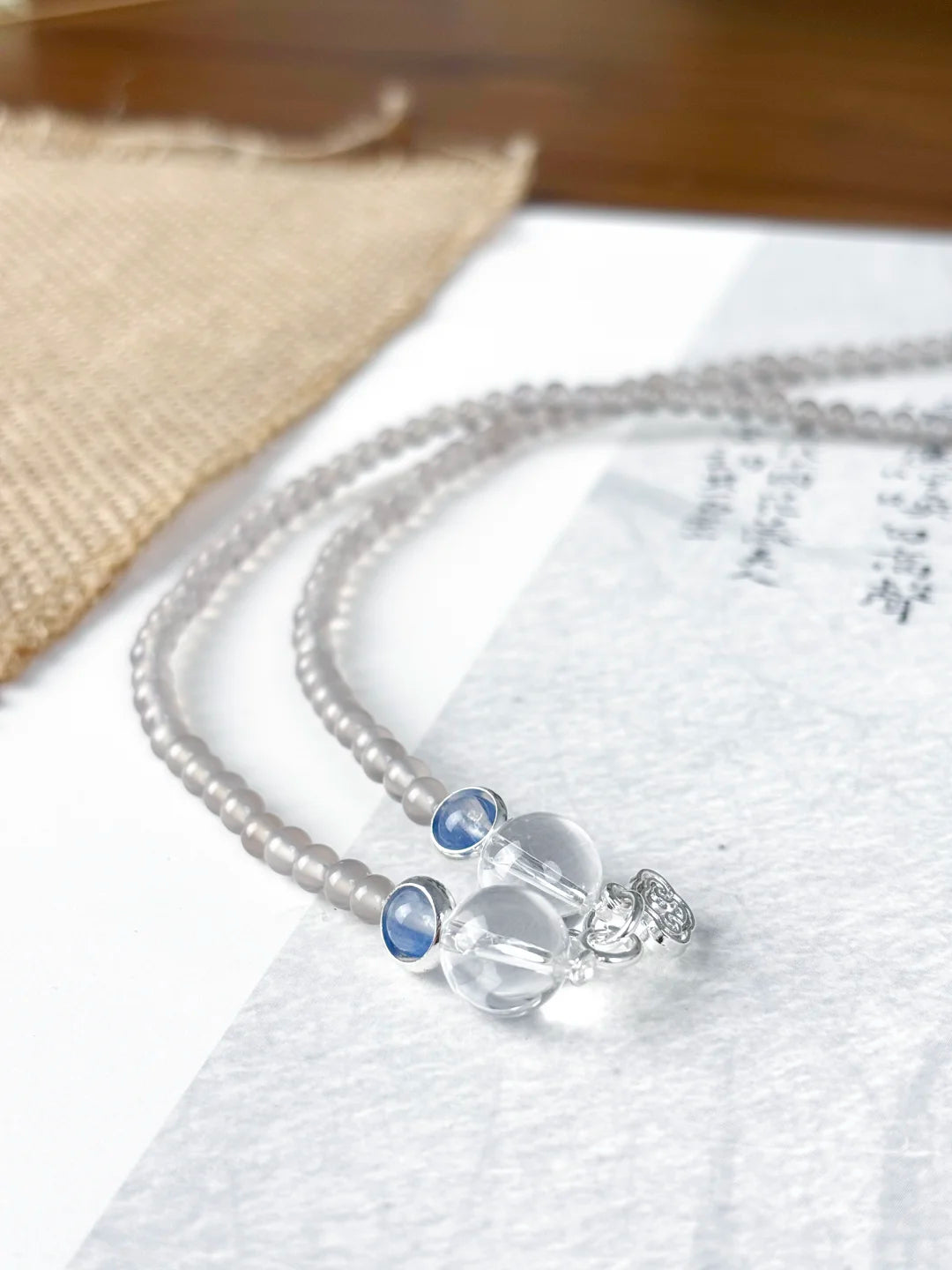 2 in 1 Triple Strand Bracelet Necklace - Versatile Design
