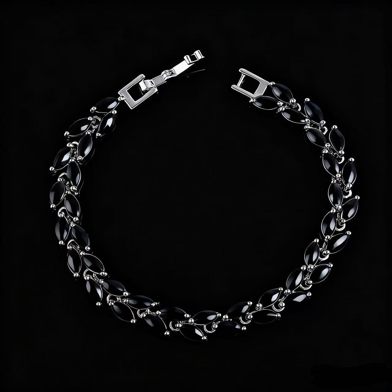 Multi-Color Oval Zircon Bracelet