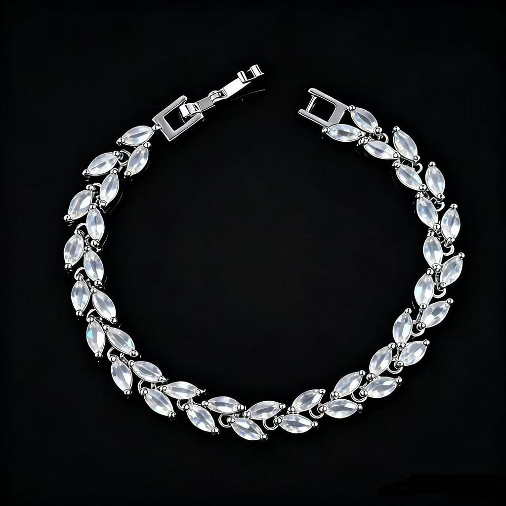 Multi-Color Oval Zircon Bracelet