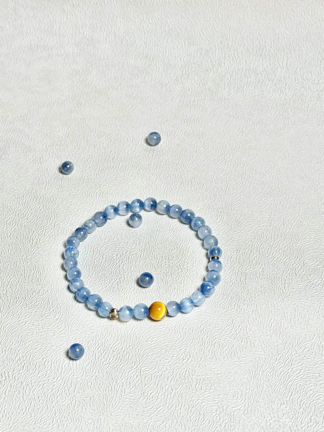 Kyanite and Tigerite Bracelet - Improve Career, Wealth & Peace｜Moondora