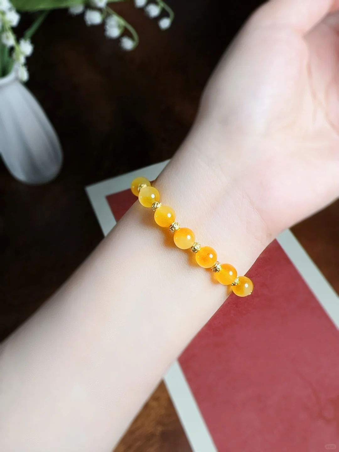 Yellow Chalcedony Bracelet - Improve Confidence & Happiness｜Moondora