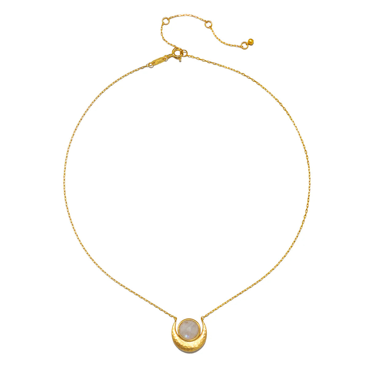 Cradled in Light Moonstone Necklace
