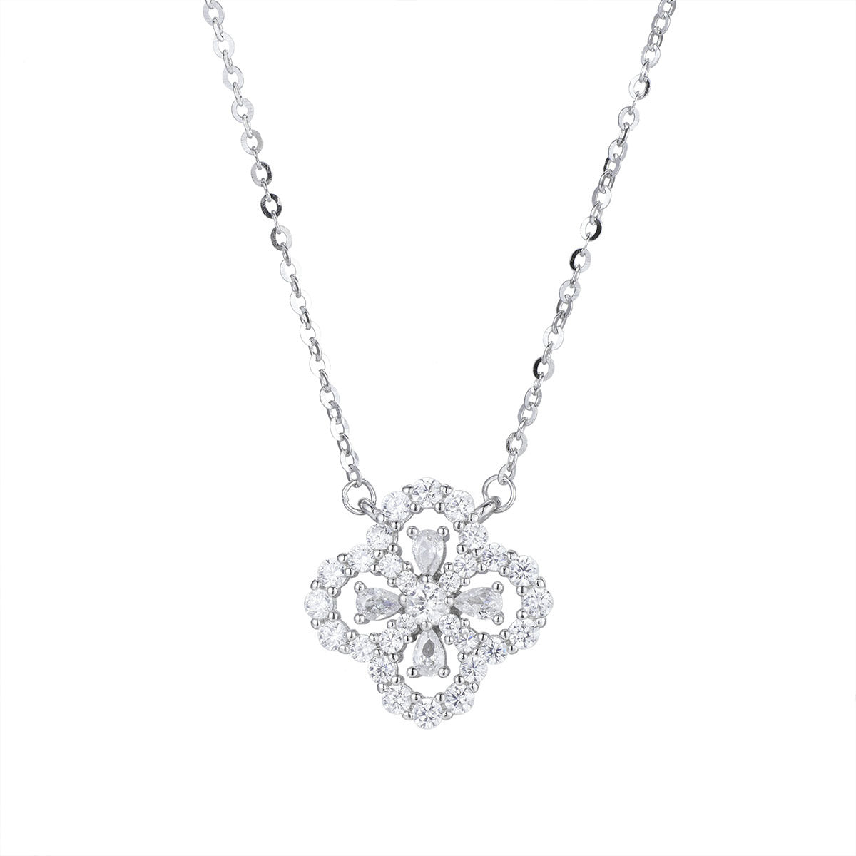 Sparkle Clover Necklace
