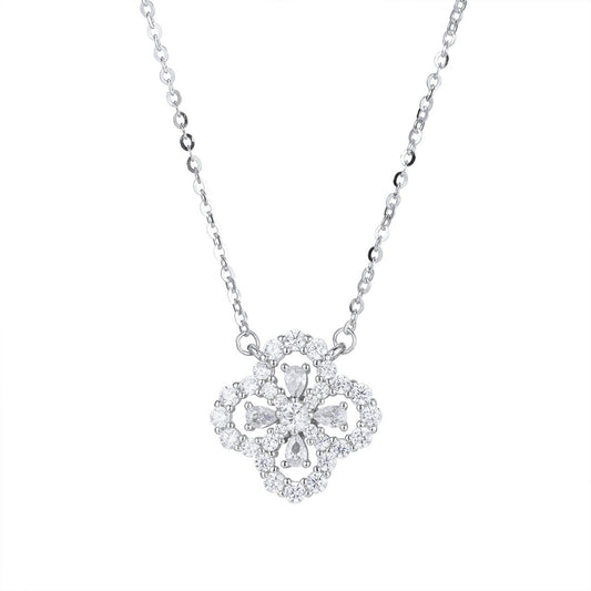 Sparkle Clover Necklace