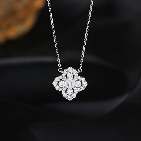 Sparkle Clover Necklace