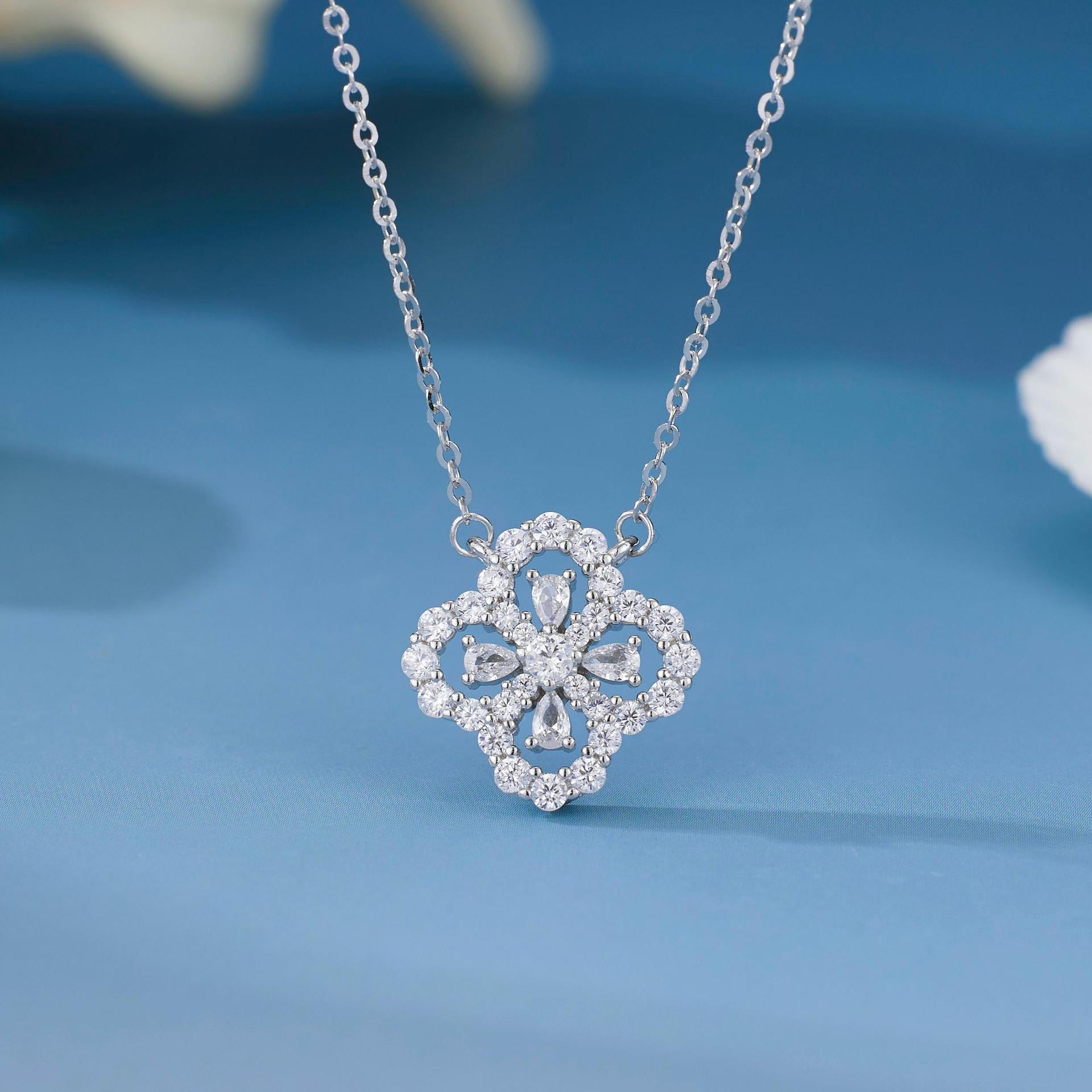 Sparkle Clover Necklace