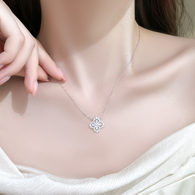 Sparkle Clover Necklace