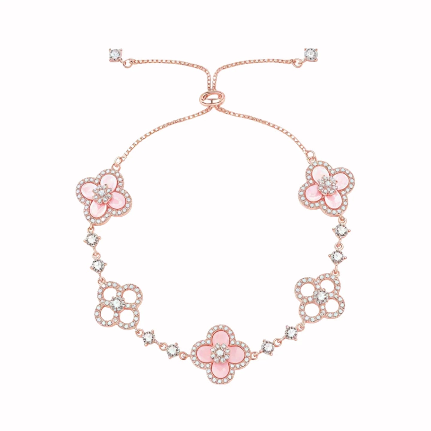 Sakura Cleef Set - Bracelet & Earrings