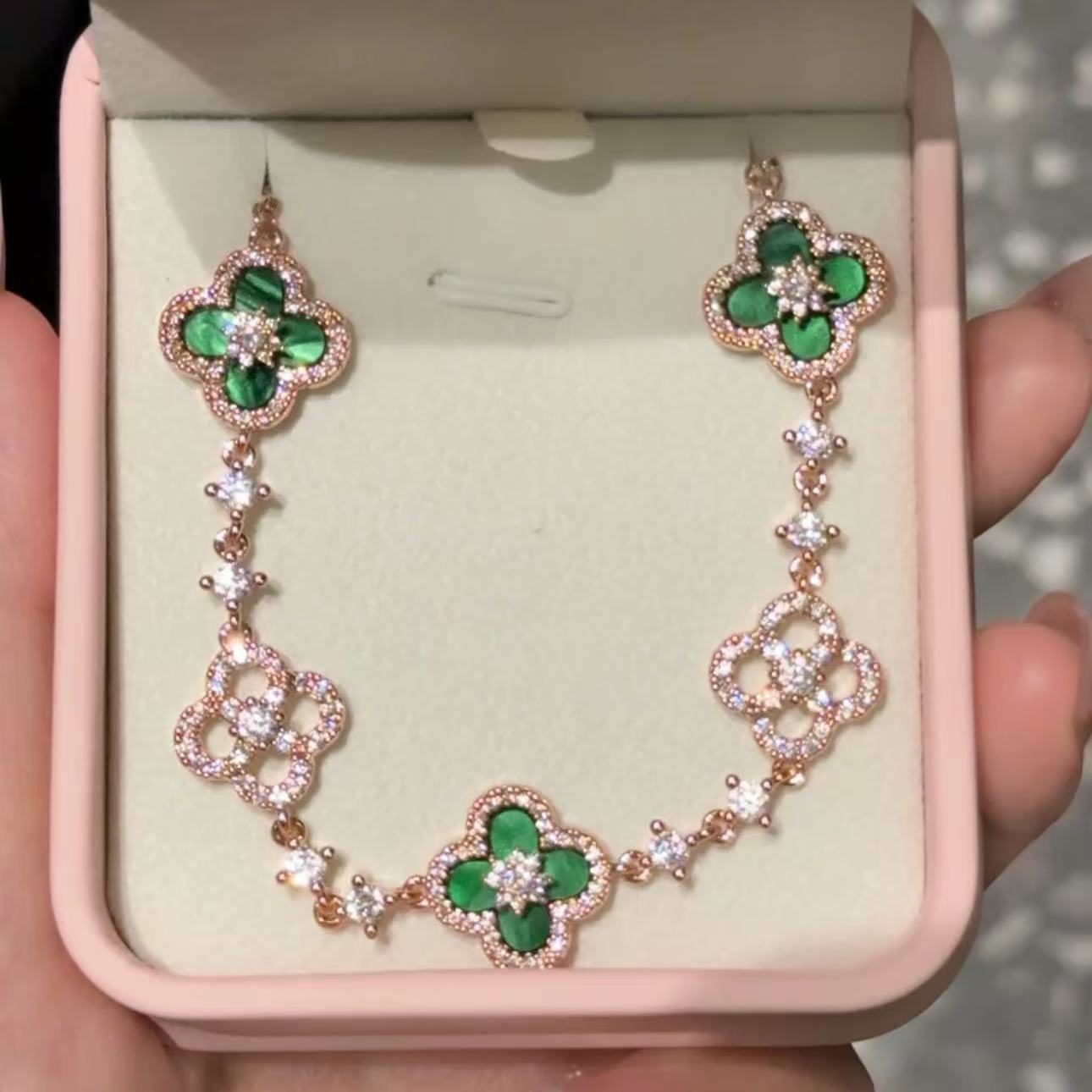 Green Cleef Bracelet