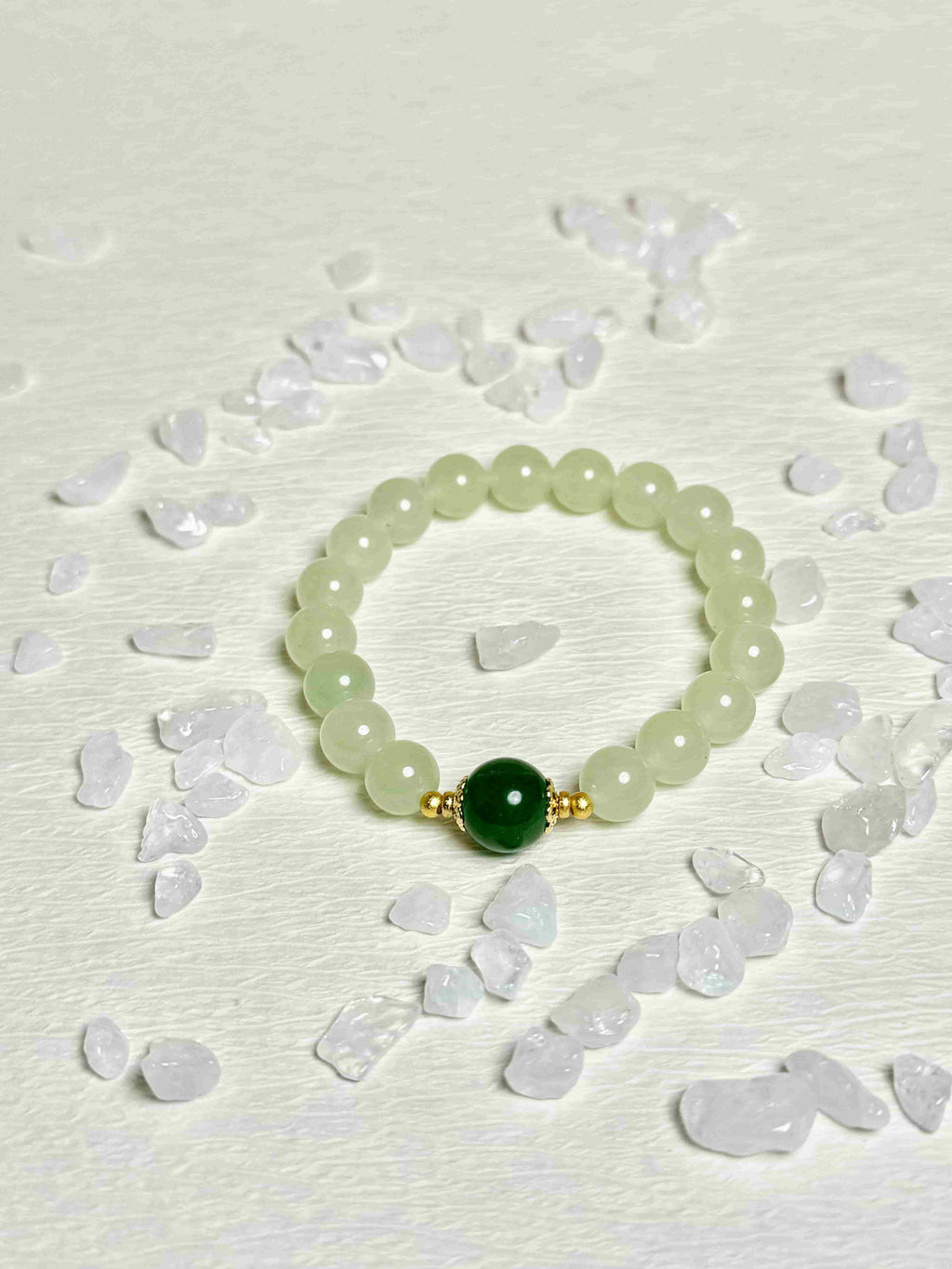 Hetian Jade and Jasper Handmade Bracelet – Protection & Prosperity