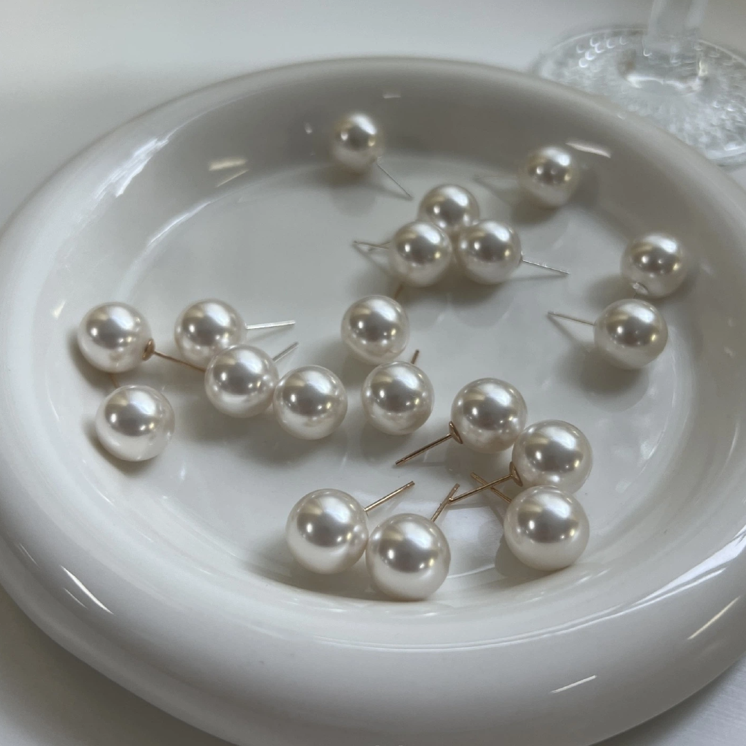 Freshwater Pearl Earrings, 8-14mm, 3A