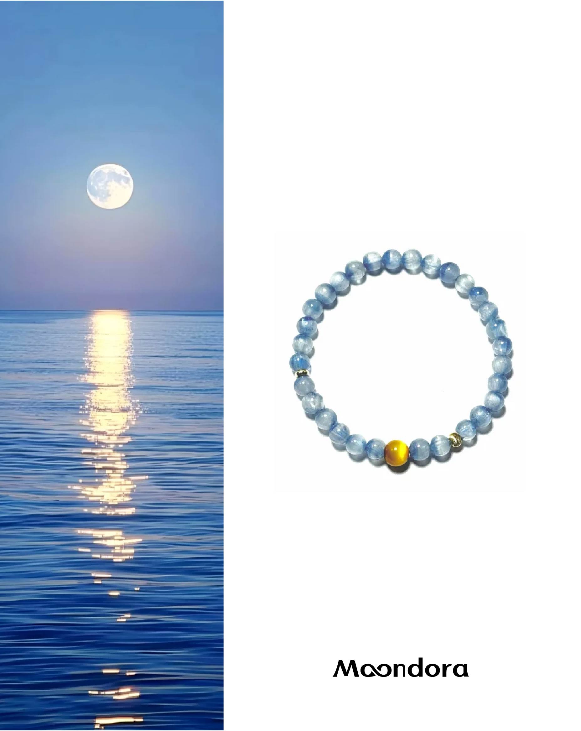 Kyanite and Tigerite Bracelet - Improve Career, Wealth & Peace
