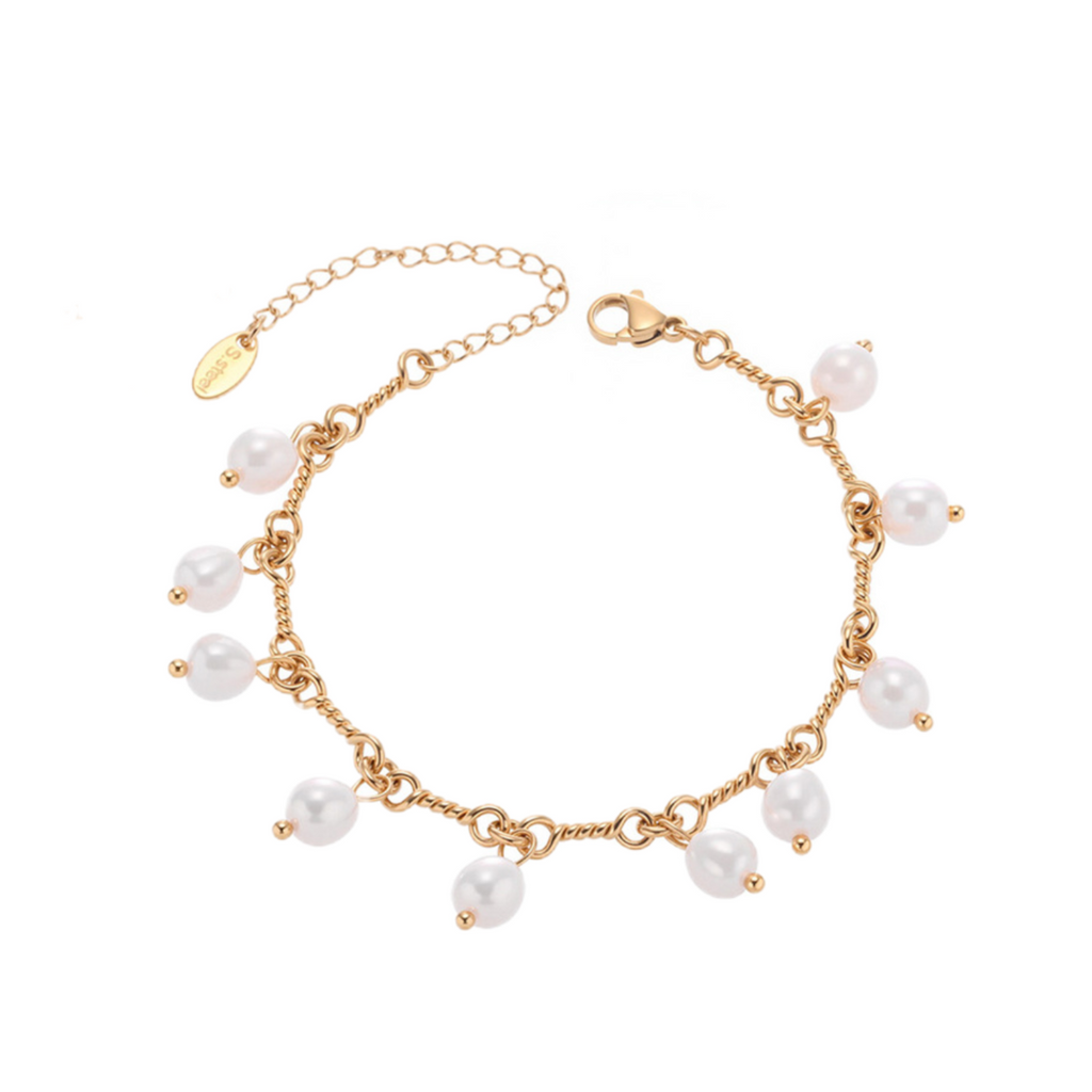 Shell Pearl Tassel Jewelry Set