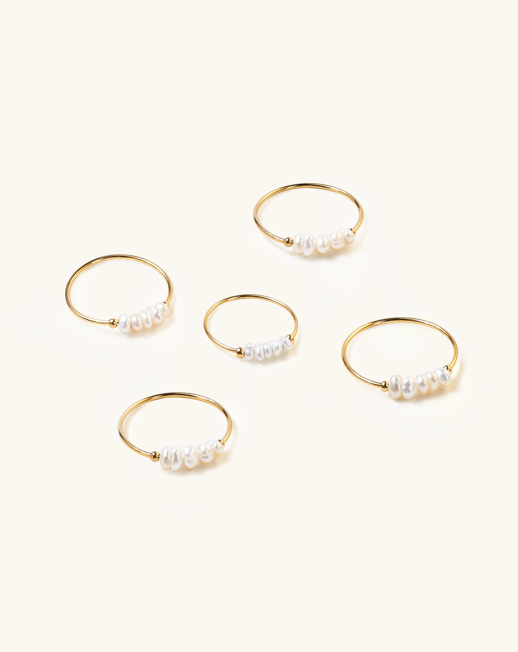 Quick Chic Pearl Ring, 3-4mm, 3A
