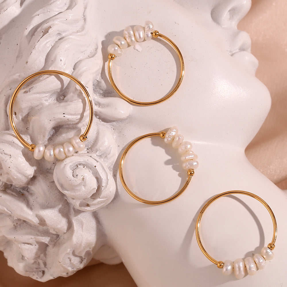 Quick Chic Pearl Ring, 3-4mm, 3A